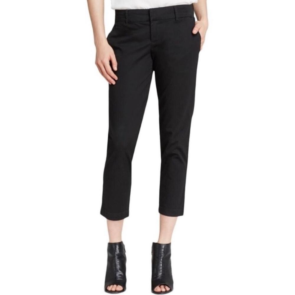 KUT From The Cloth Black Taylor Crop Capri Trouser